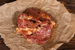 Bio Schweinegrillfleisch in süß-würziger Kanada-Marinade