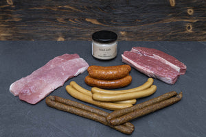 Land.Luft Kennenlernpaket mit Schnitzel, Wiener, Pfefferbeißer, Käskrainer, Roastbeef und Feine Leberwurst