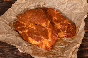 Bio Schweinegrillfleisch in feuriger Mexiko-Marinade