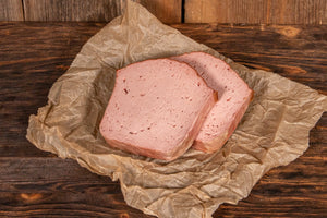 Bio Rinderleberkäse mit Sonnenblumenöl