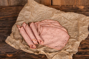Bio Rinderleberkäse mit Sonnenblumenöl