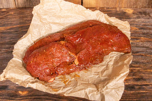 Bio Rindergrillfleisch in BBQ USA-Marinade