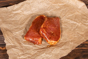 Bio Schweinegrillfleisch in BBQ USA-Marinade