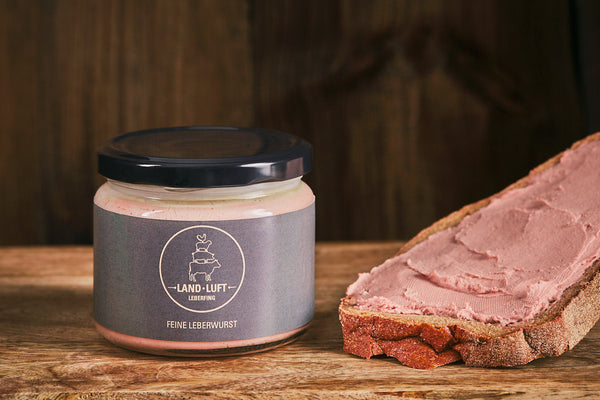 Land.Luft Feine Leberwurst im Glas 250ml Bio Wurst online kaufen und bestellen